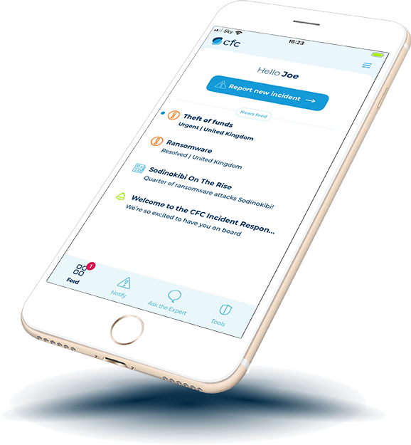 Mobile phone with Response app