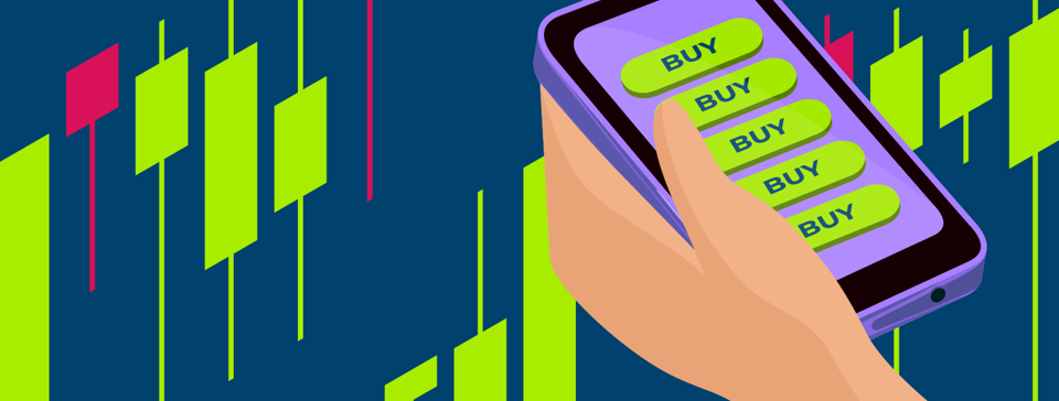 Hand holding smart phone