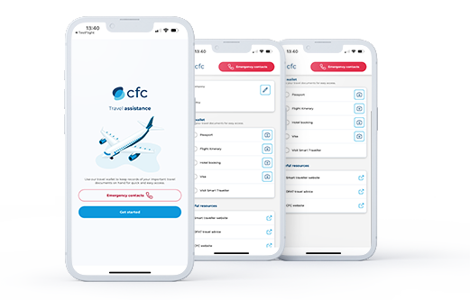 Travel assistance app
