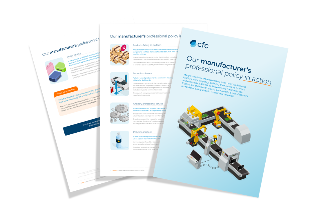 Our manufacturer’s policy in action