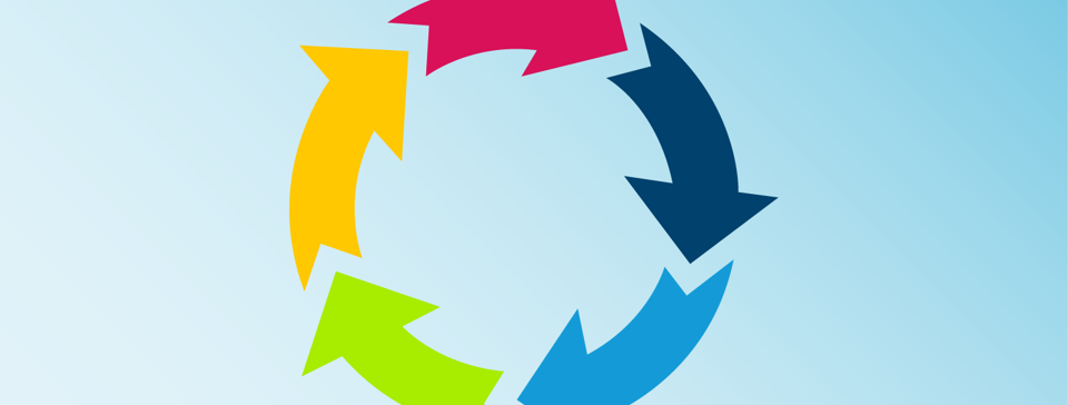 colourful arrows forming a circle